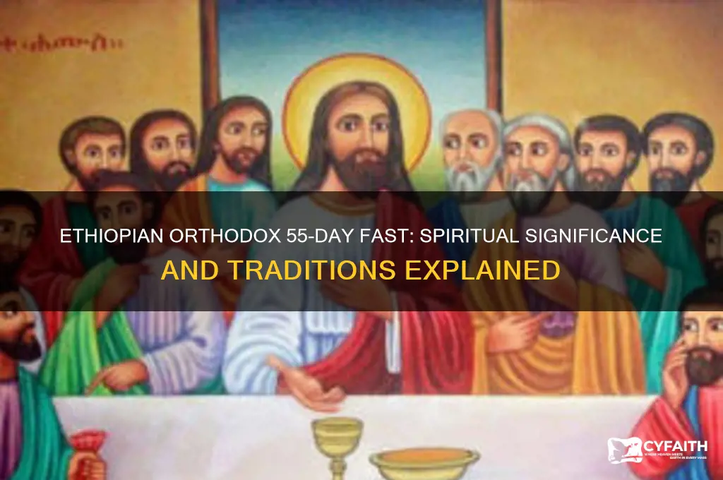 why do ethiopian orthodox fast 55 days