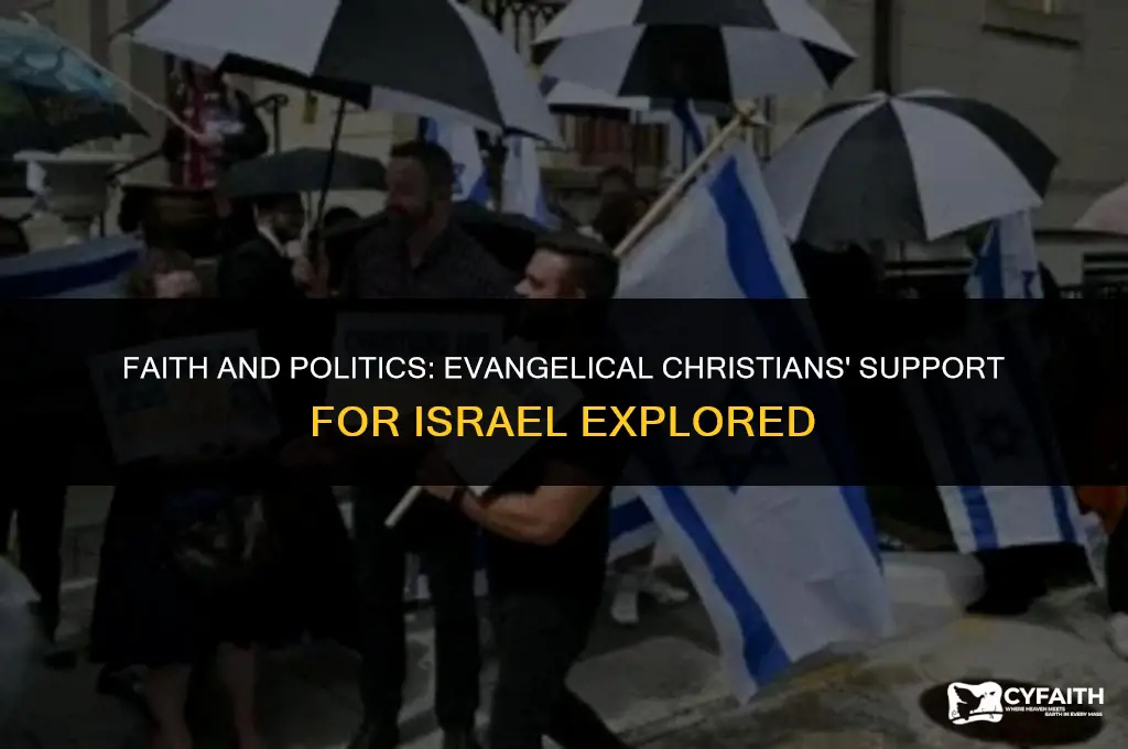 why do evangelical christians support isreal