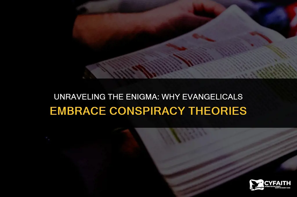why do evangelicals believe in conspiracy theories