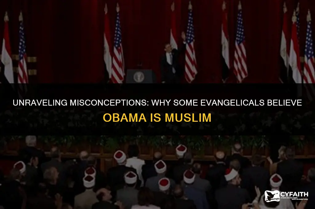 why do evangelicals believe obama is a muslim