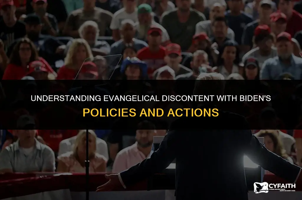 why do evangelicals hate biden