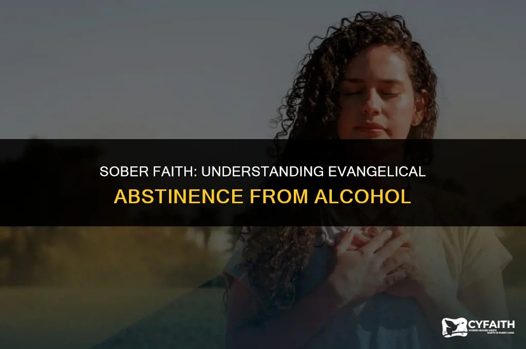 why do evangelicals not drink
