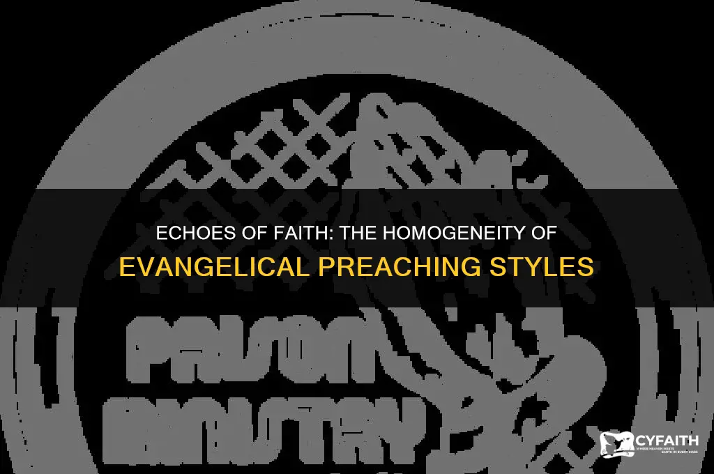 why do evangelicals preacher sound the same
