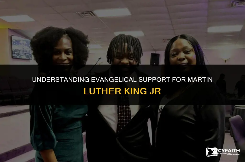 why do evangelicals support mlk jr