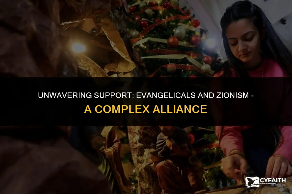 why do evangelicals support zionism
