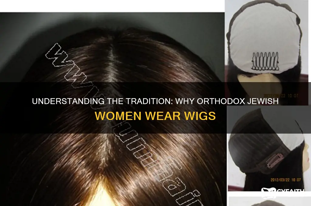 why do female orthodox jews wear wigs