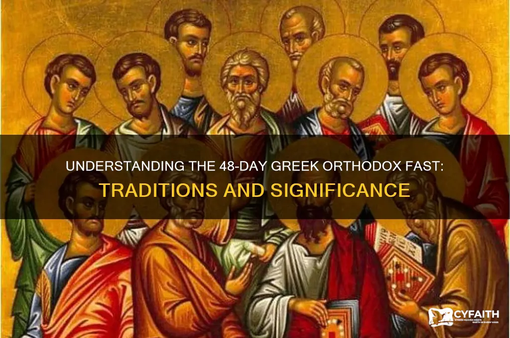 why do greek orthodox fast 48 days