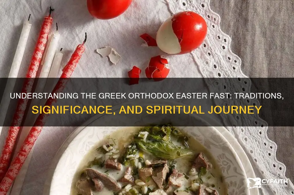 why do greek orthodox fast for easter