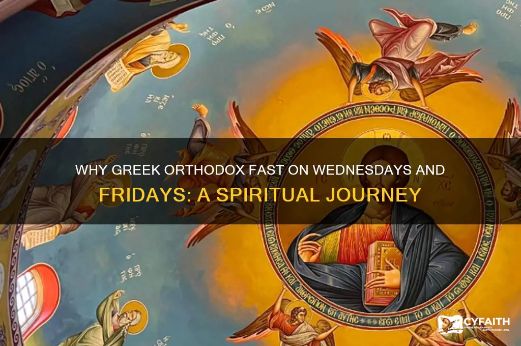 why do greek orthodox fast on wednesday and friday