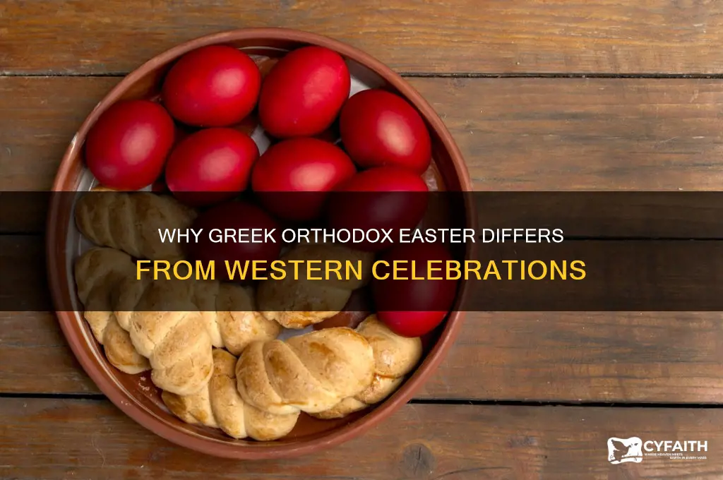 why do greek orthodox have different easter