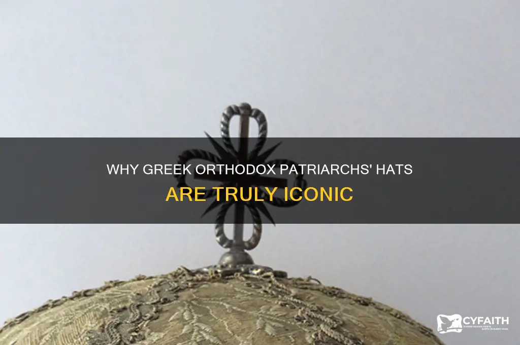 why do greek orthodox partiarchs wear awesome hats