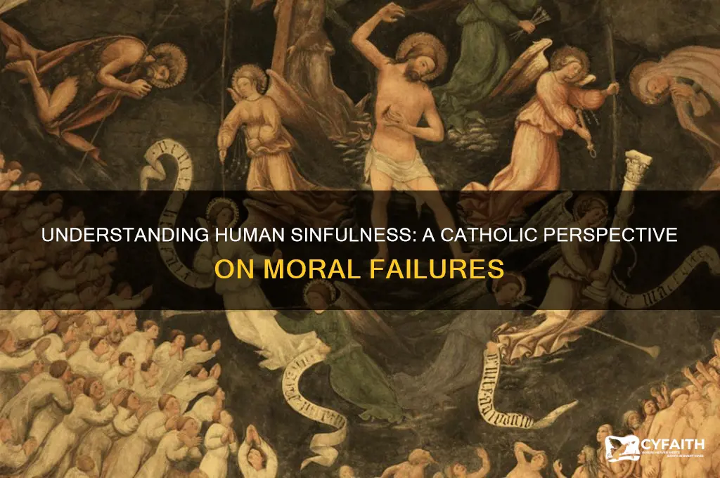 why do humans sin catholic
