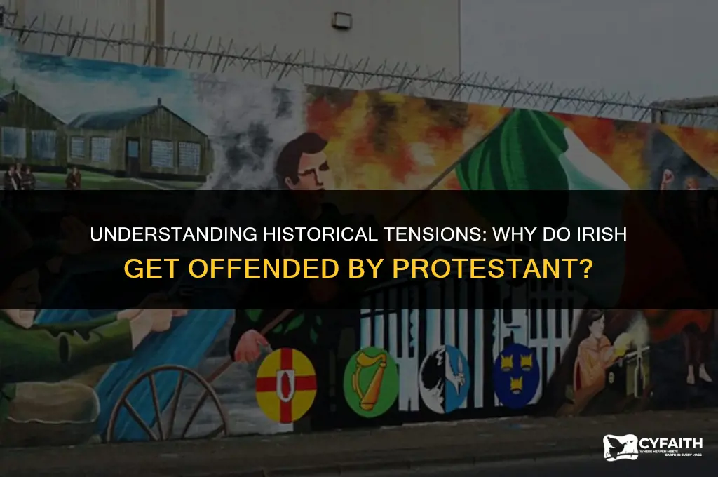why do irish get offended by protestant