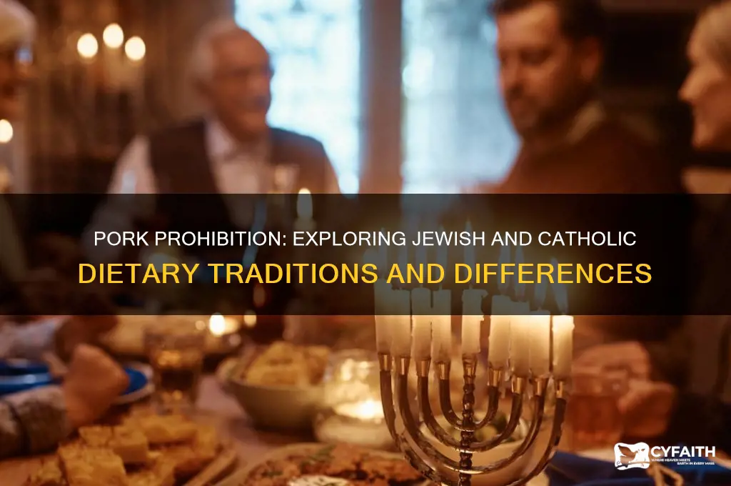 why do jews ban pork and catholics do not