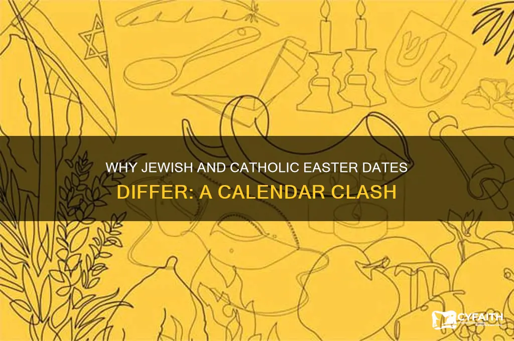 why do jews celebrate easter later than catholics