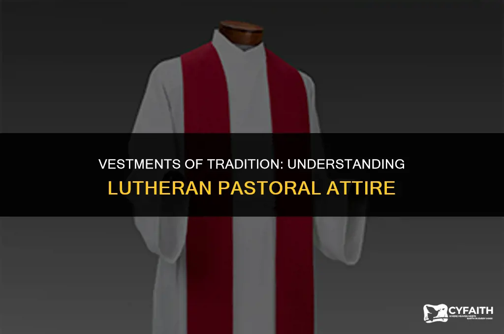 why do lutheran pastors wear robes