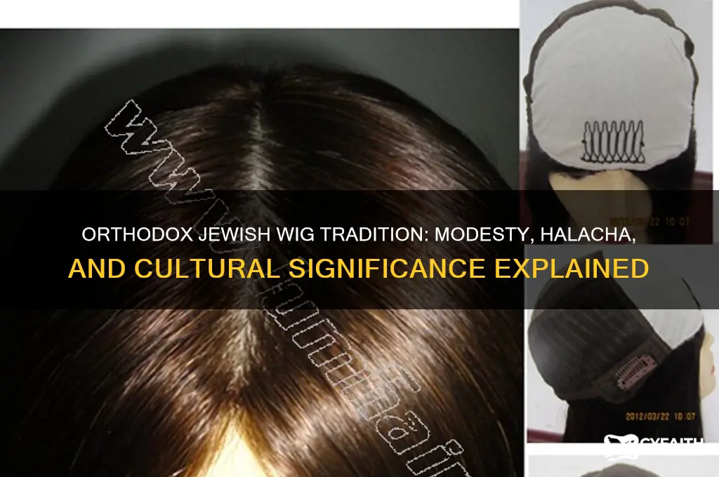 why do married orthodox jews wear wigs