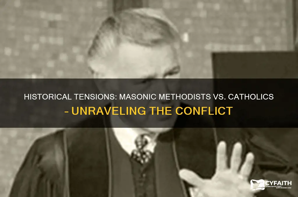 why do masonic methodist hate catholic
