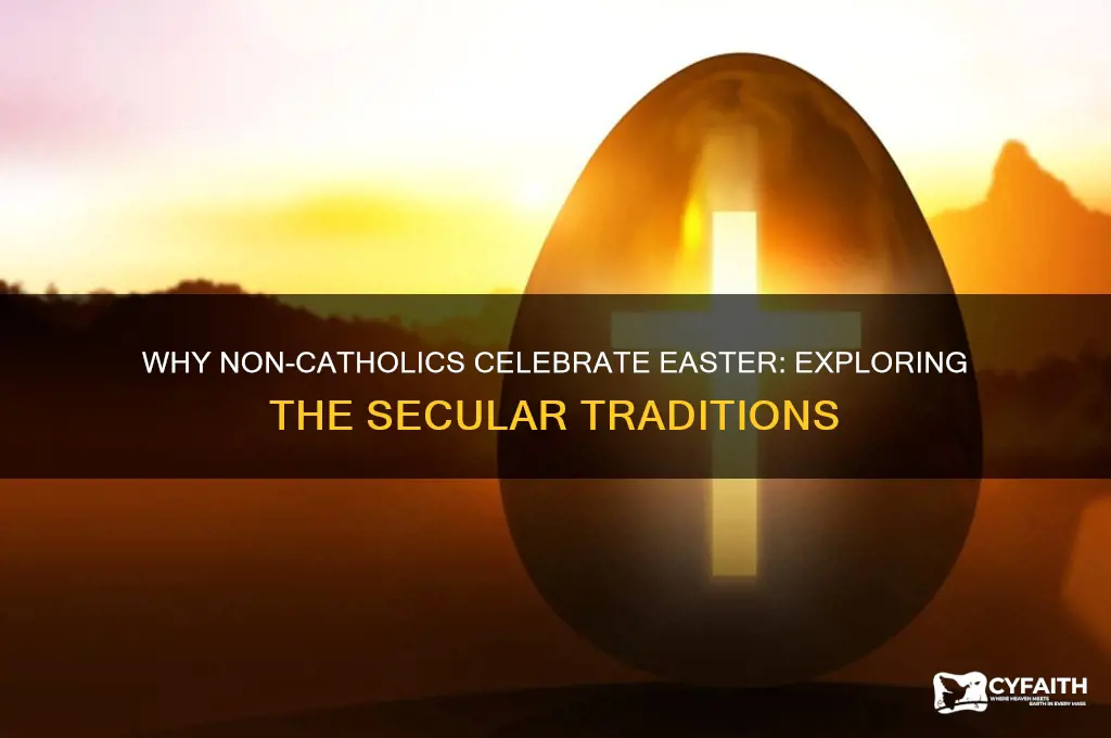 why do non catholics celebrate easter