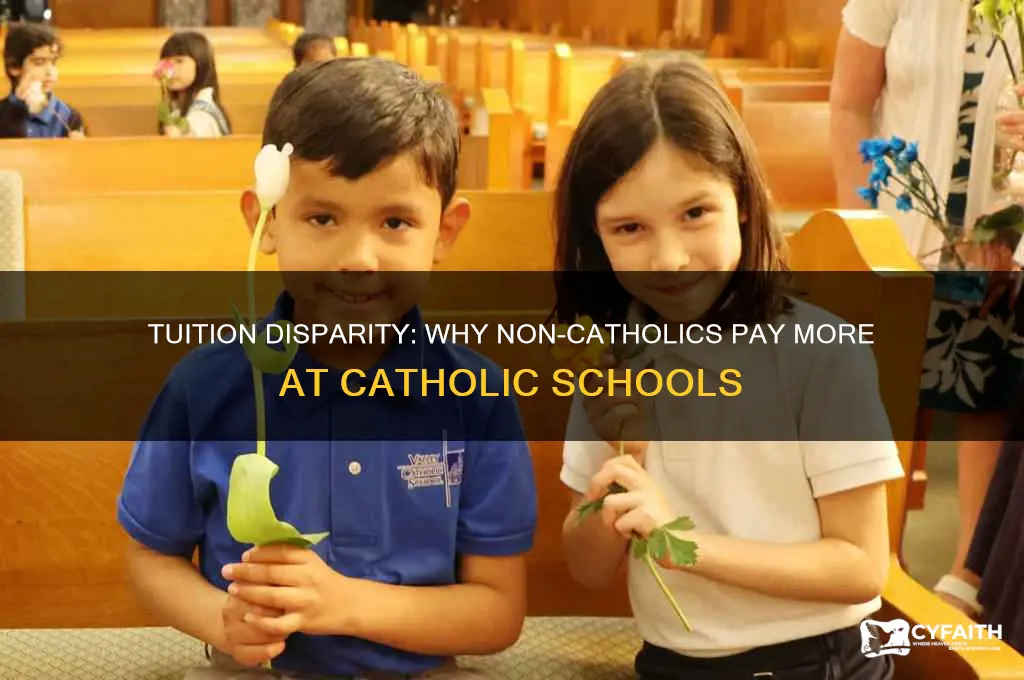 why do non-catholics pay more tuition