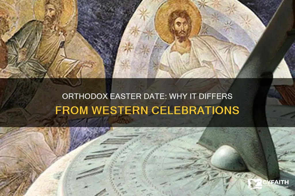 why do orthodox celebrate easter on a different day