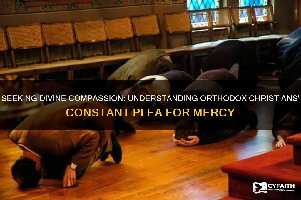 why do orthodox christians always ask for mercy