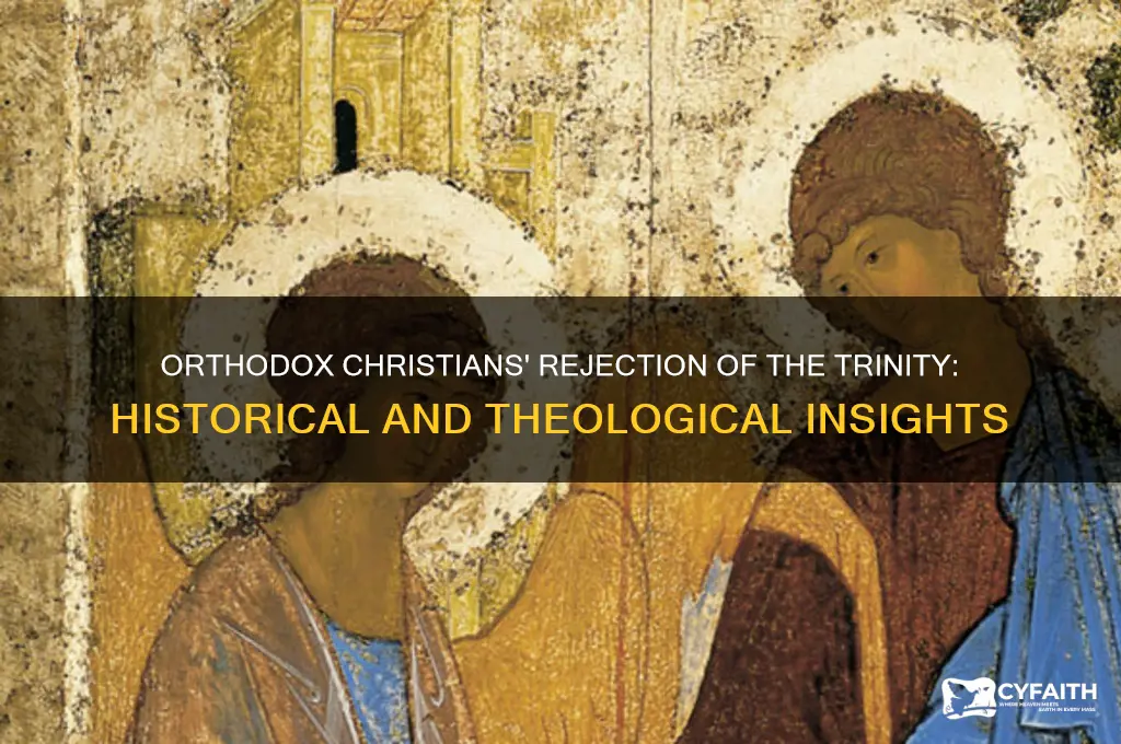 why do orthodox christians deny the trinity