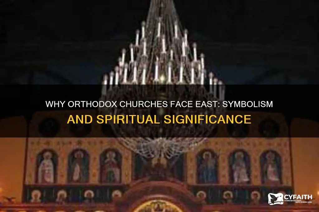 why do orthodox churches face east