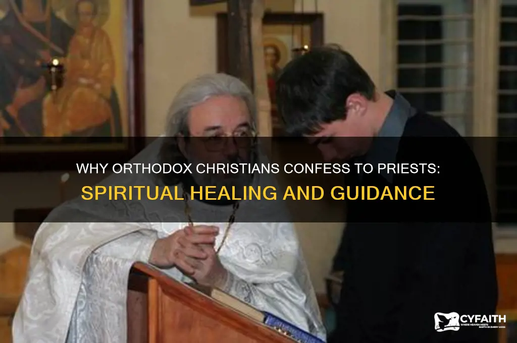 why do orthodox confess to a priest