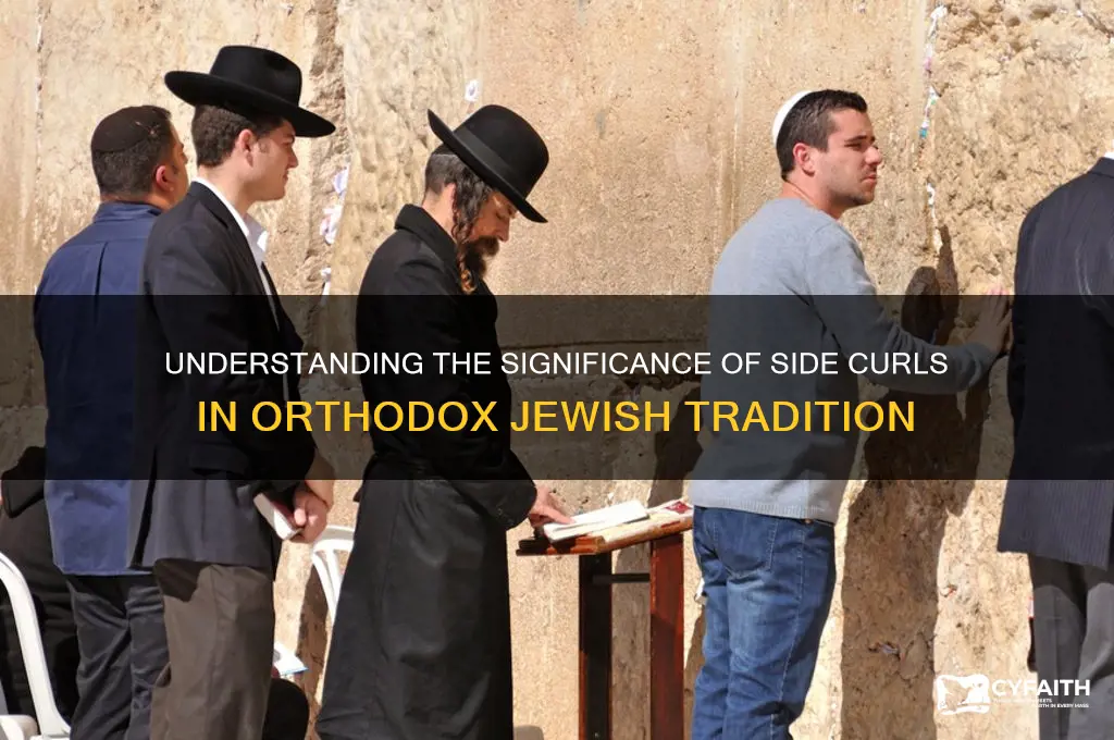 why do orthodox jewish males have side curls