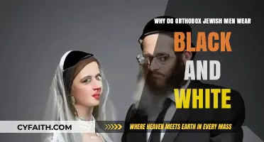 Orthodox Jewish Men's Black and White Attire: Tradition and Meaning