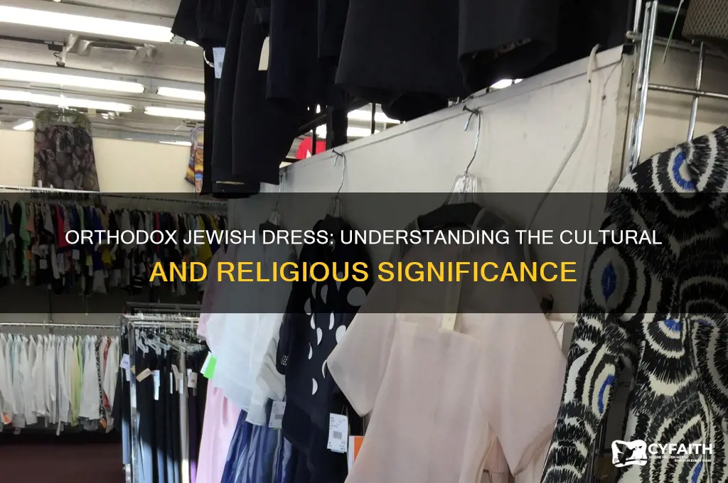 why do orthodox jews dress like that