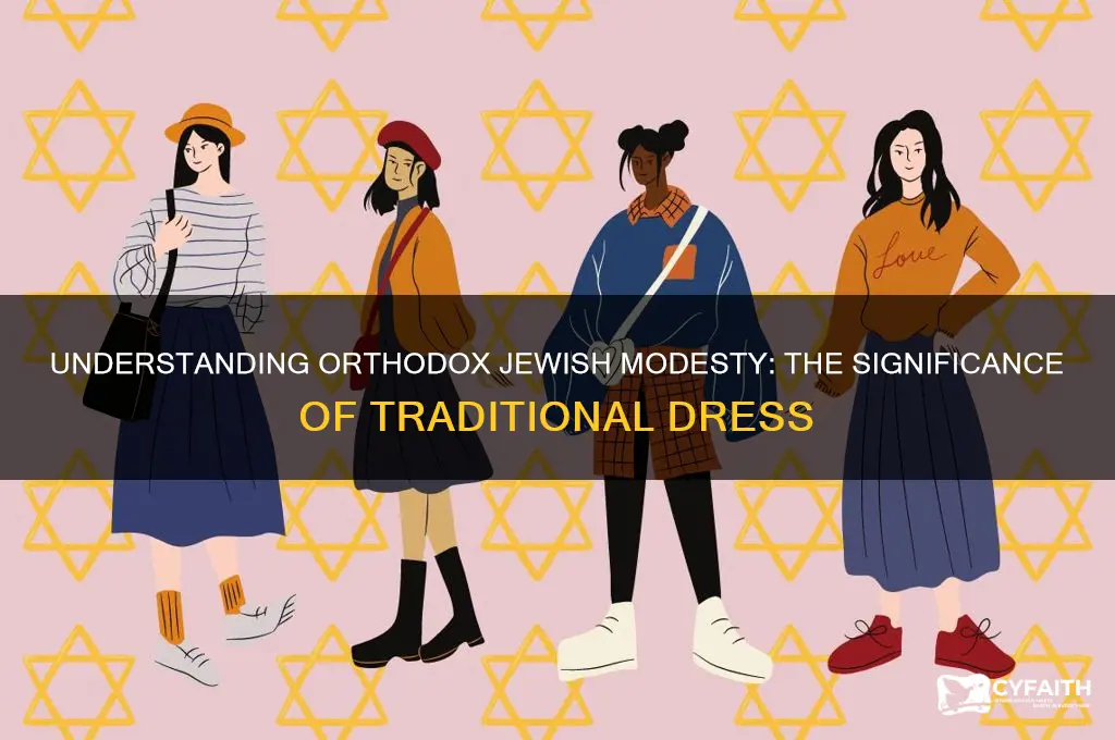 why do orthodox jews dress modestly