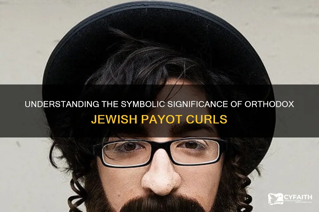 why do orthodox jews grow curls
