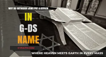 Why Orthodox Jews Write G-d: Respecting the Divine Name