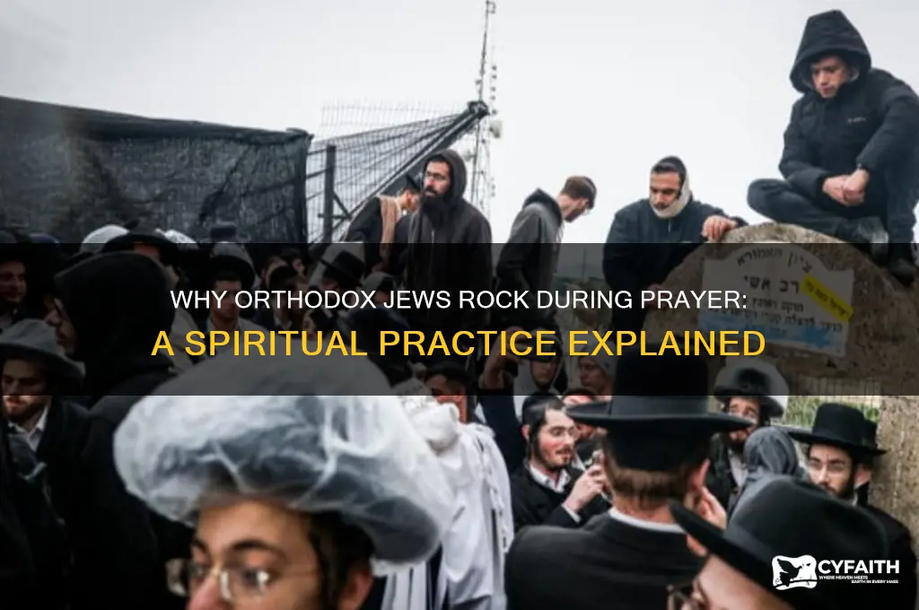 why do orthodox jews rock when they pray