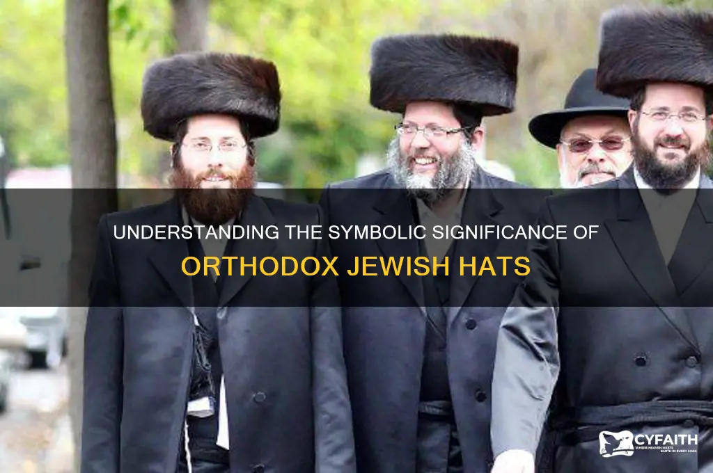 why do orthodox jews wear big hats