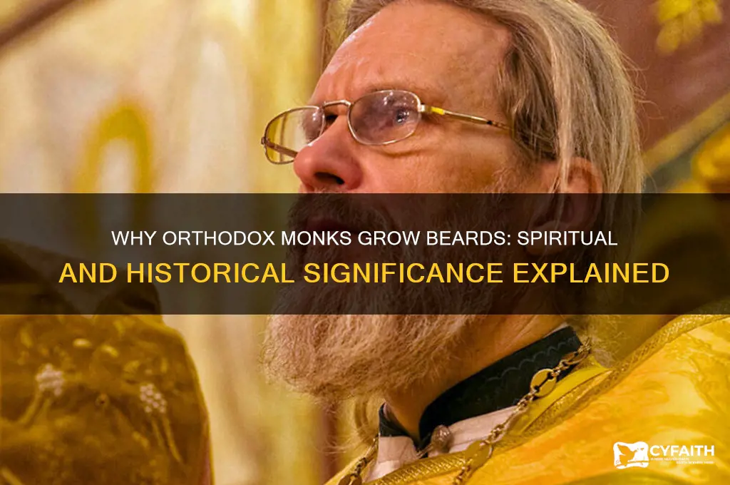 why do orthodox monks have beards