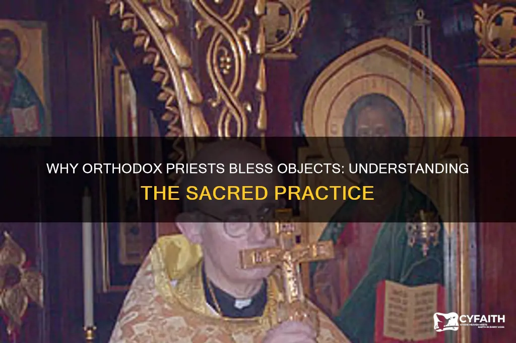 why do orthodox priests bless things