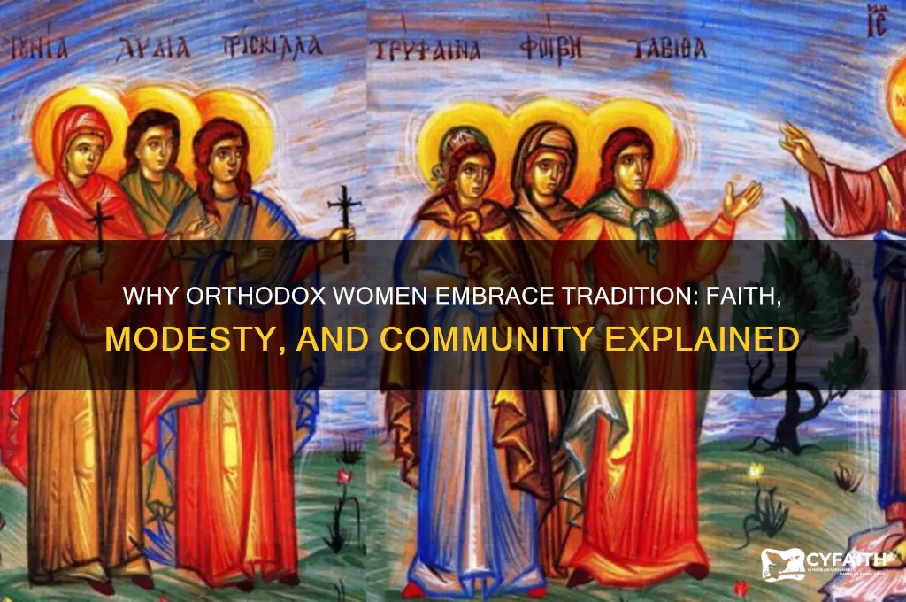 why do orthodox women