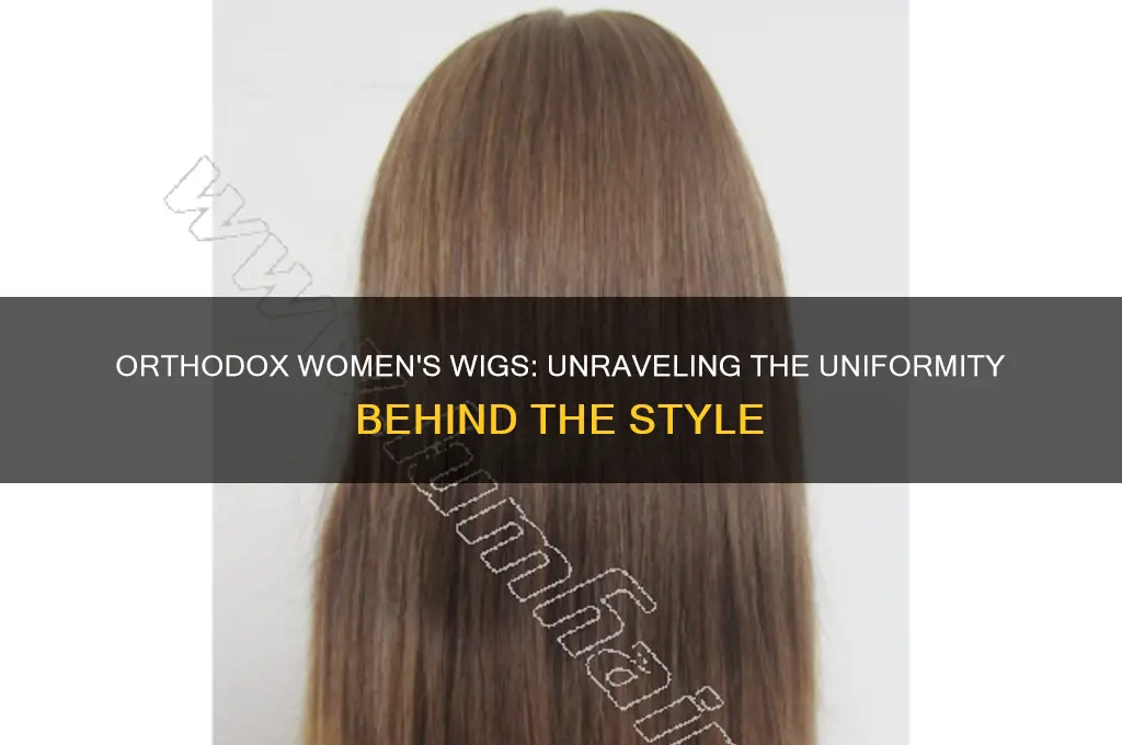 why do orthodox women