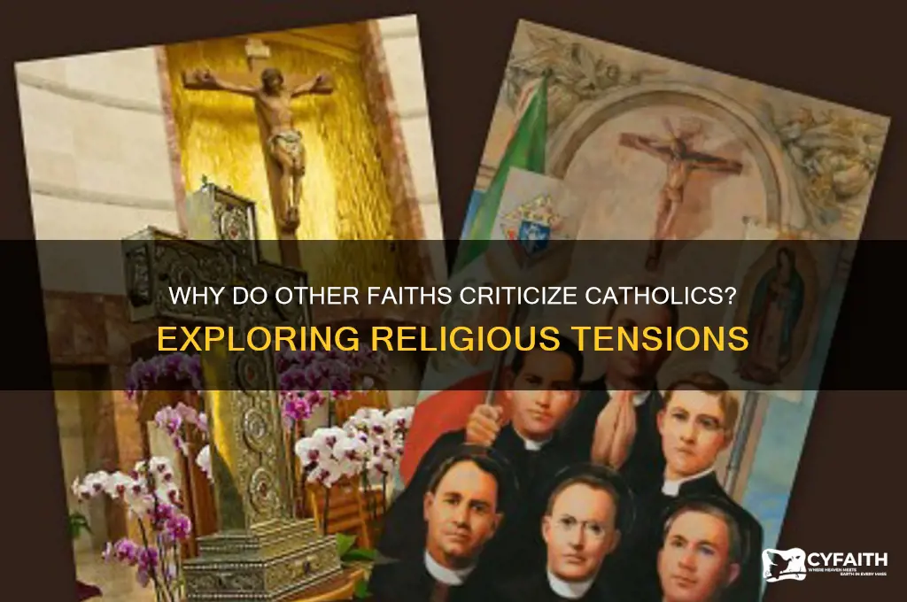 why do other religions put down catholics