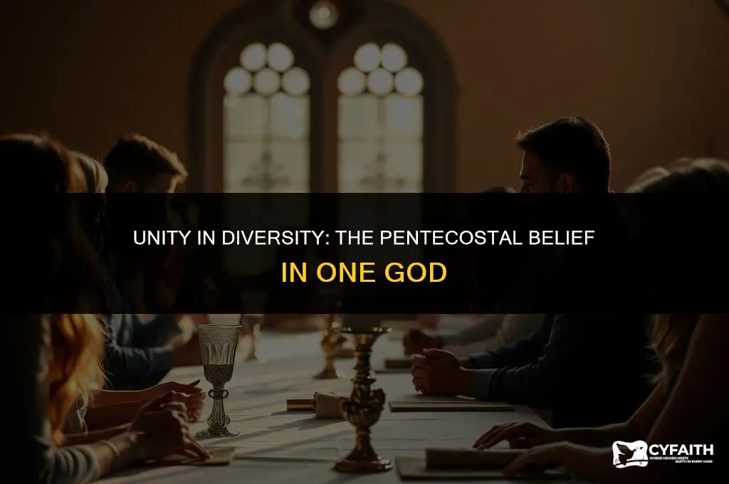 why do pentecostals believe in one god