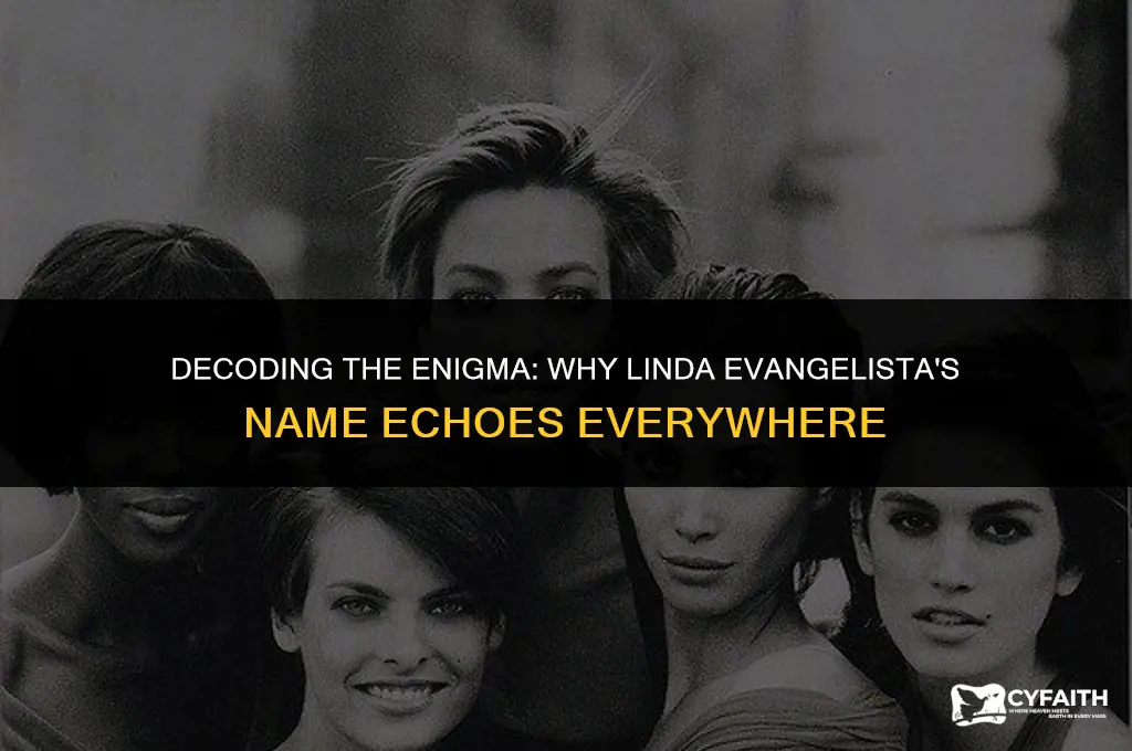 why do people always say linda evangelista