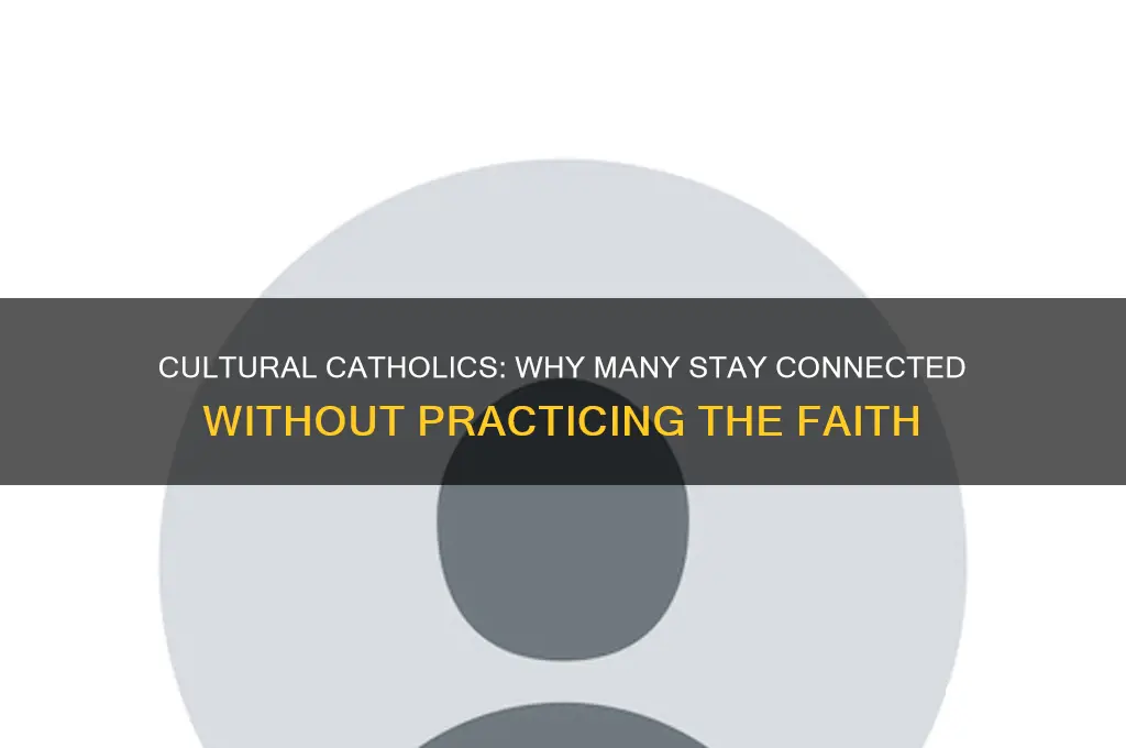 why do people remain catholic but not practice it