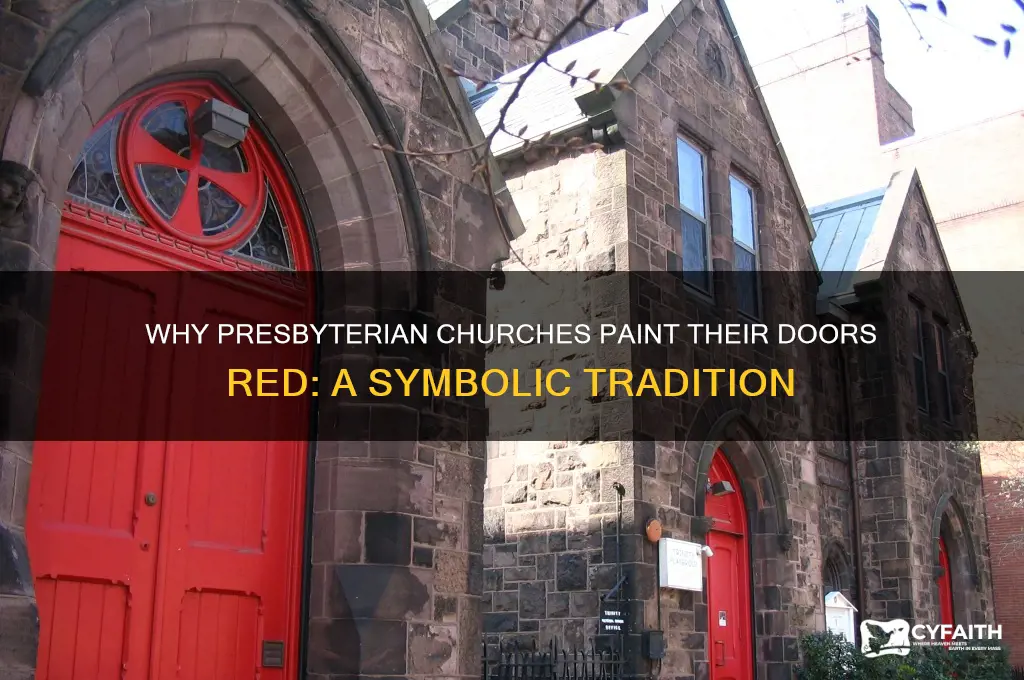 why do presbyterian churches have red doors