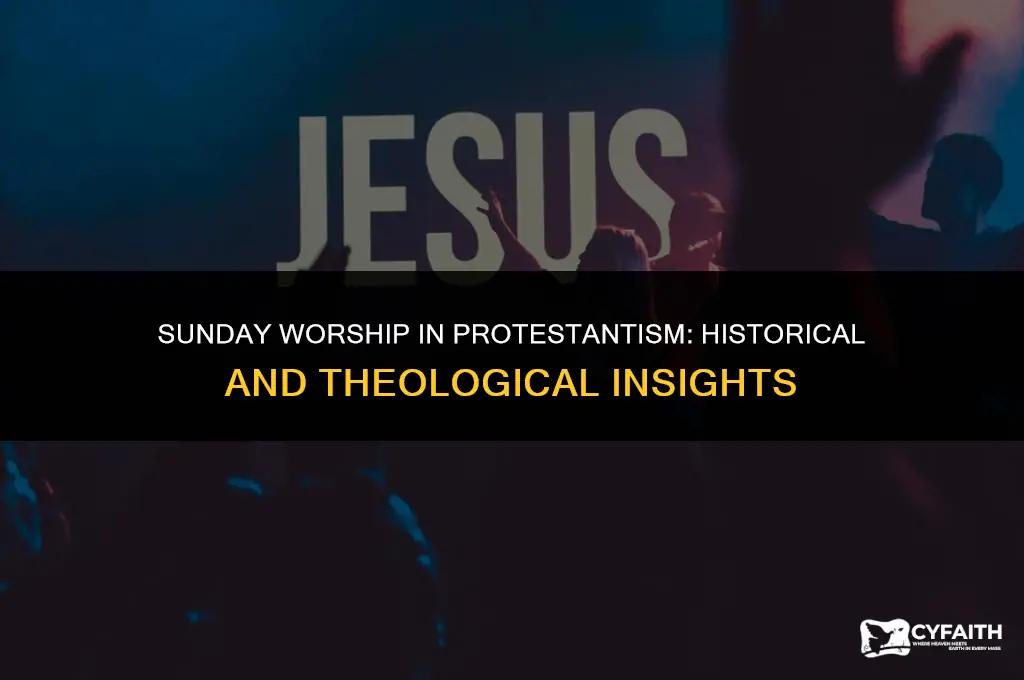 why do protestant churches worship on sunday