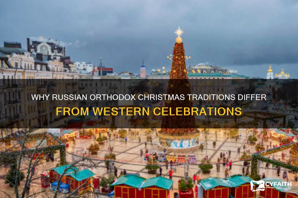 why do russian orthodox celebrate christmas