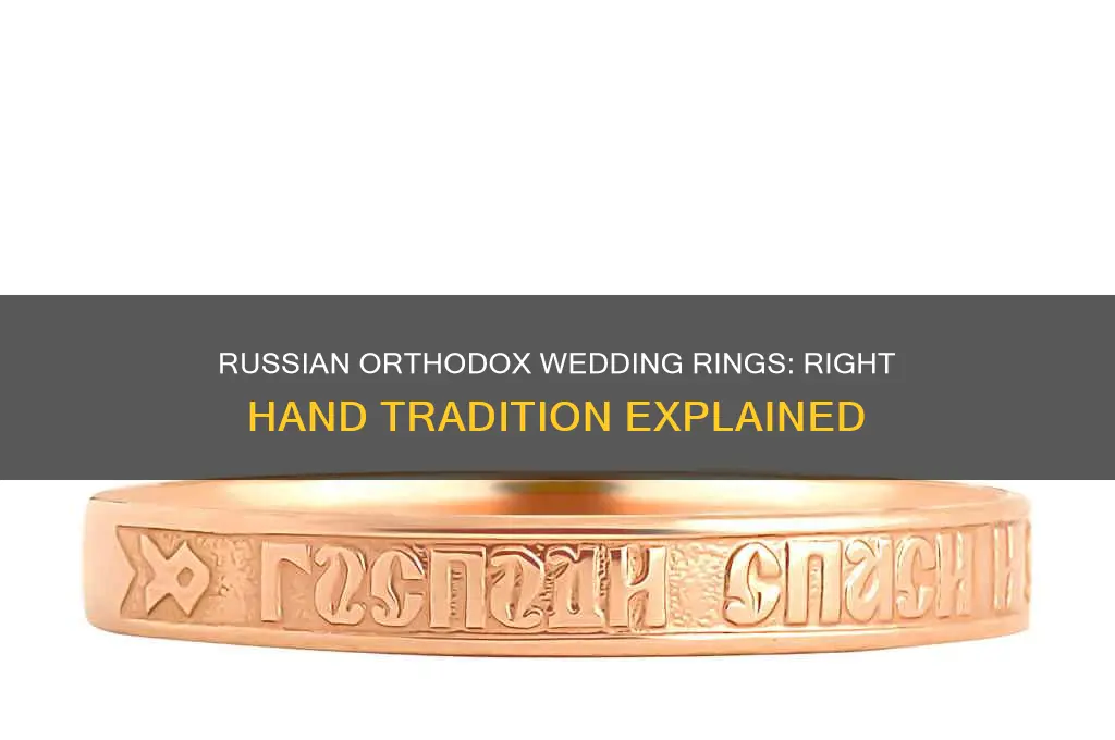 why do russian orthodox wear wedding ring on right hand