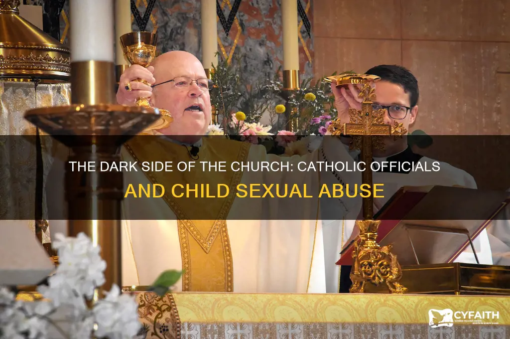 why do so many catholic officials sexually harass kids